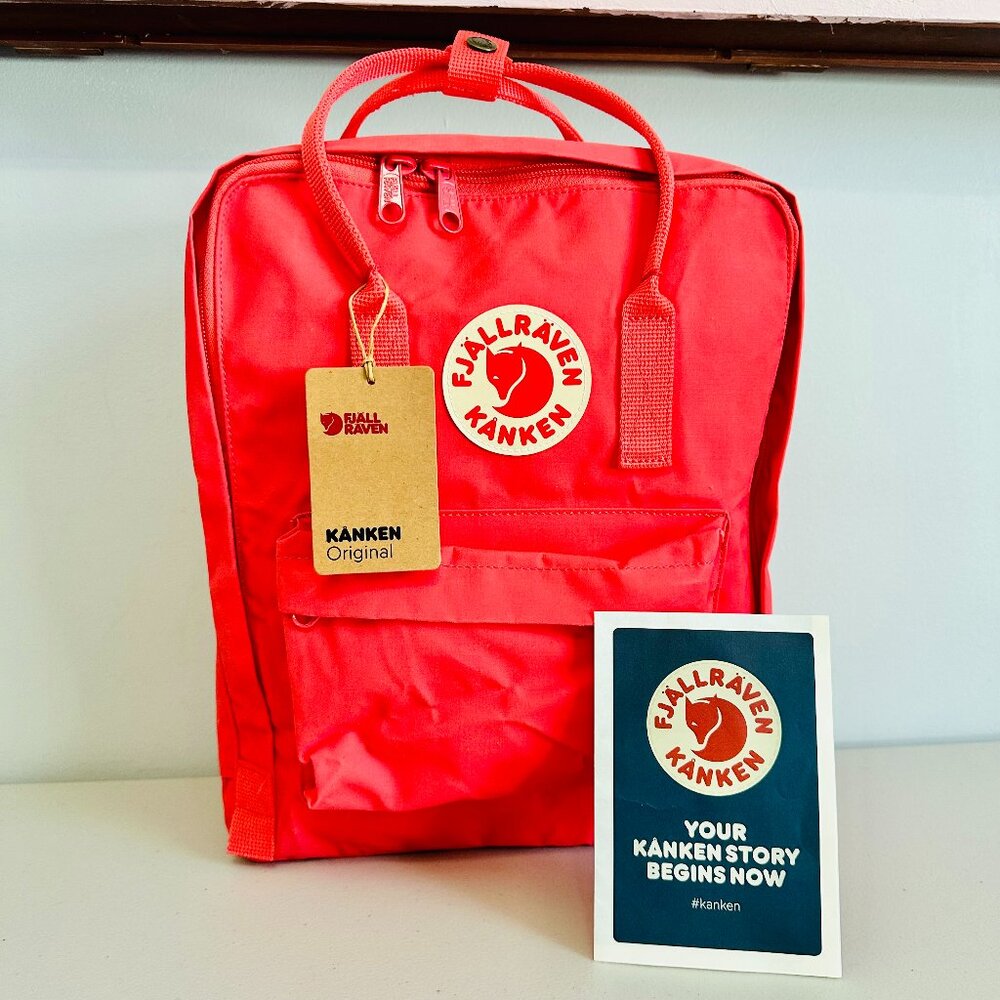 FJALLRAVEN KANKEN ORIGINAL PEACH PINK CLASSIC BACKPACK TRAVEL SCHOOL UNISEX